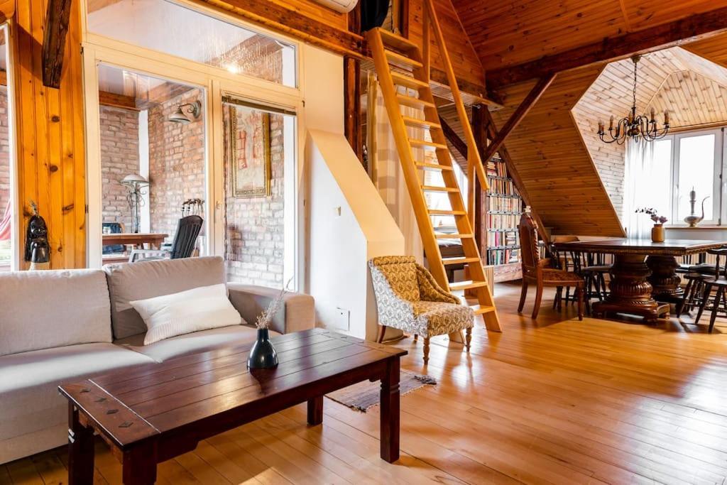 Rooftop 180M2 Loft With Private Sauna, 布拉迪斯拉发 外观 照片